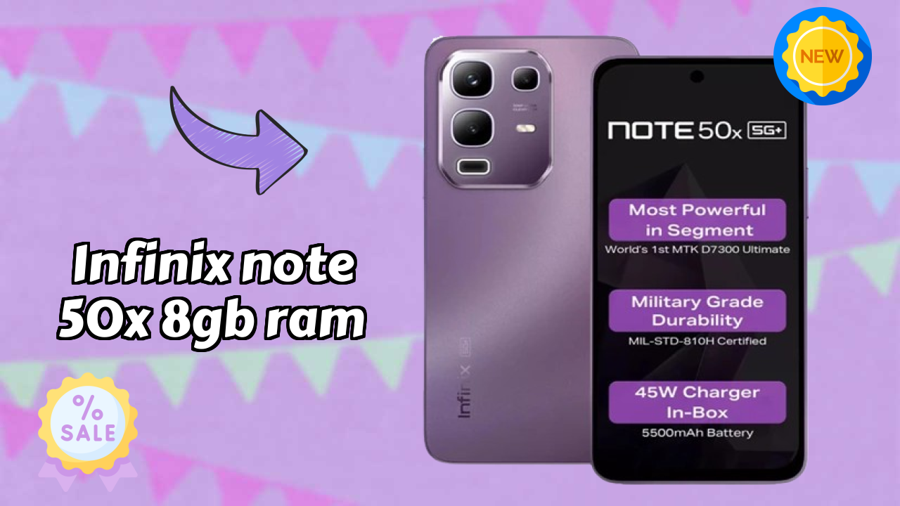 Infinix Note 50X 8GB RAM Test: 8 GB RAM Handles Heavy Apps?