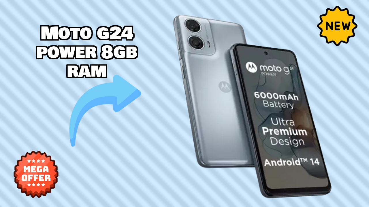 Moto G24 Power 8GB RAM at ₹8,999 - Complete Specifications
