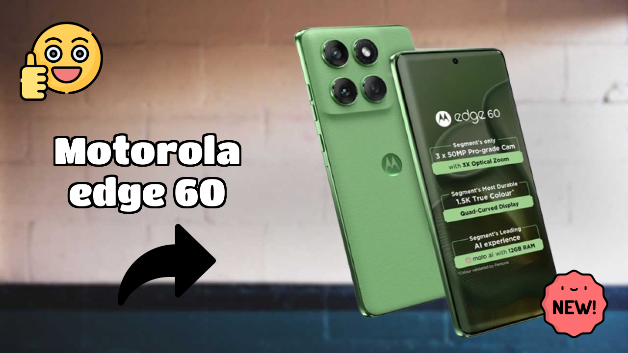 Motorola Fans Alert: Motorola Edge 60 Massive Price Drop to ₹26,490
