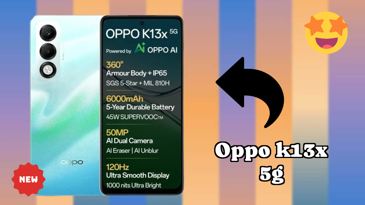 OPPO K13x 5G Gaming Benchmarks: MediaTek Dimensity 6300 Tested