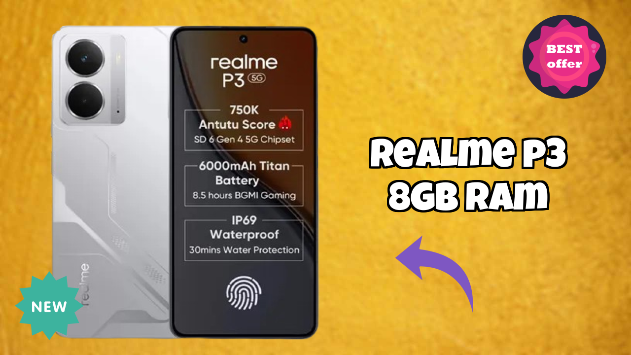 Realme P3 8GB RAM Test: 8 GB RAM Handles Tasks Well
