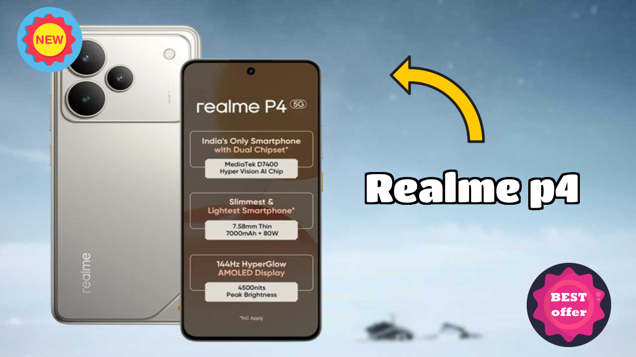 Realme P4 Display Size: 6.77 Inches (17.2 Cm) Screen Review