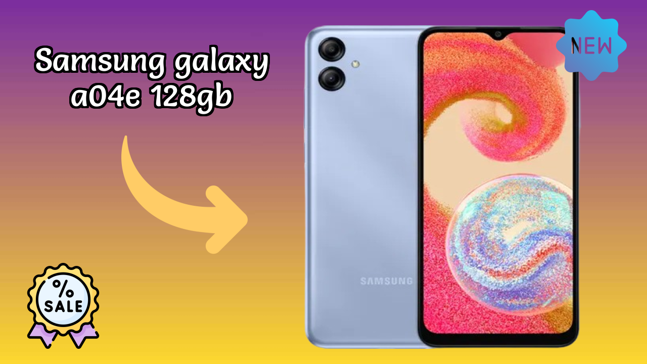 Samsung Galaxy A04e 128GB Display Size: 6.5 Inches (16.51 Cm) Screen Review