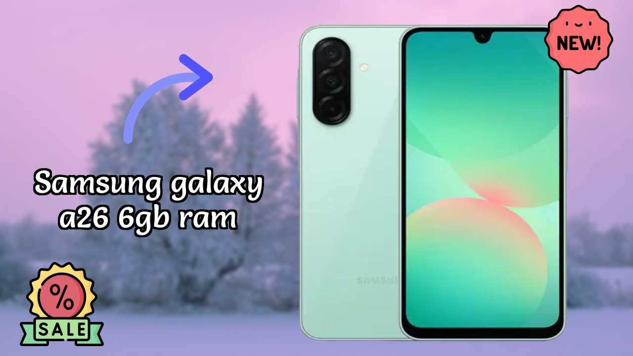 Samsung Galaxy A26 6GB RAM Camera Quality: 50 MP + 8 MP + 2 MP Rear Camera Low Light Test