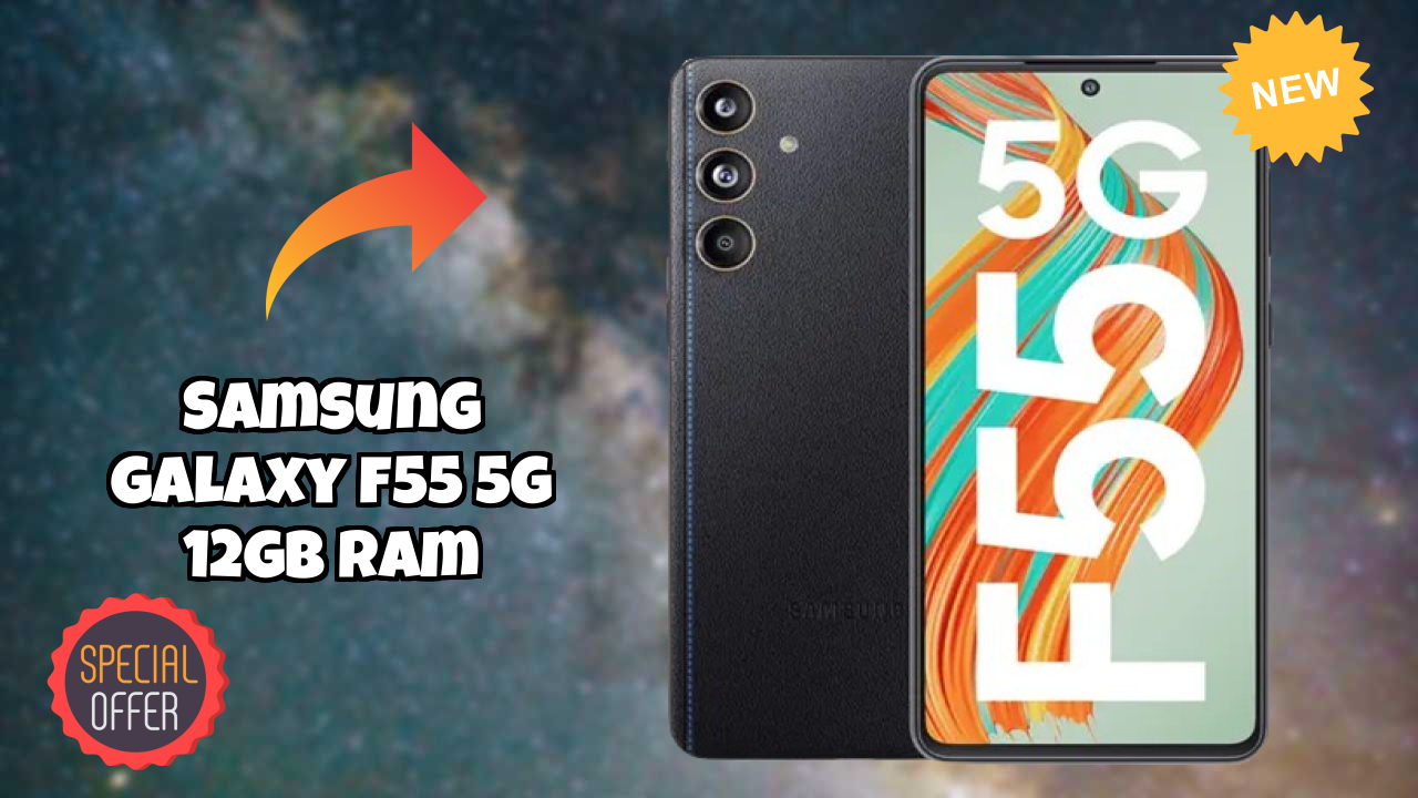 Samsung Galaxy F55 5G 12GB RAM Display Technology: Super AMOLED Plus Quality