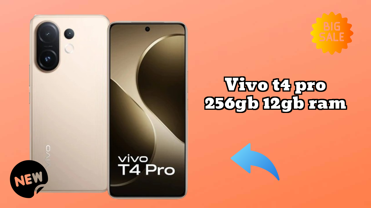 Vivo T4 Pro 256GB 12GB RAM Display Technology: 6.77 Inches (17.2 Cm) Screen